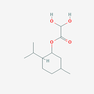 molecular formula C12H22O4 B11938739 (5-Methyl-2-propan-2-ylcyclohexyl) 2,2-dihydroxyacetate 