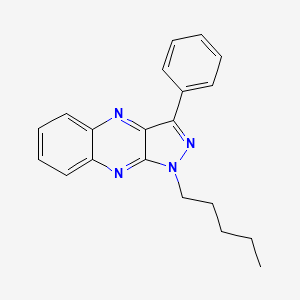 1-Pentyl-3-phenyl-1H-pyrazolo[3,4-b]quinoxaline