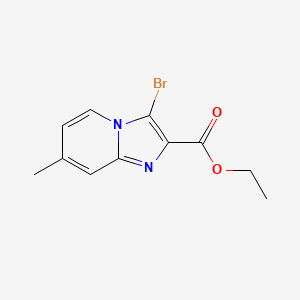 Ethyl 3-bromo-7-methylimidazo[1,2-a]pyridine-2-carboxylate