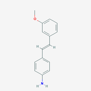 B119388 4-Amino-3'-methoxystilbene CAS No. 154028-32-7