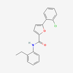 5-(2-chlorophenyl)-N-(2-ethylphenyl)-2-furamide