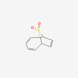 molecular formula C8H8O2S B11938975 9-Thiabicyclo[4.2.1]nona-2,4,7-triene 9,9-dioxide CAS No. 37835-59-9