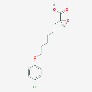 B011939 2-[6-(4-Chlorophenoxy)hexyl]oxirane-2-carboxylic acid CAS No. 104699-06-1