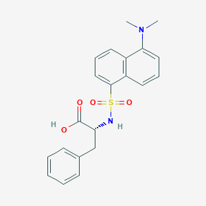 molecular formula C21H22N2O4S B119390 N-丹磺酰-D-苯丙氨酸 CAS No. 56176-31-9