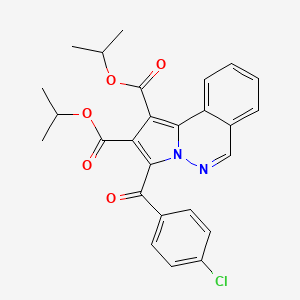 Diisopropyl 3-(4-chlorobenzoyl)pyrrolo(2,1-A)phthalazine-1,2-dicarboxylate