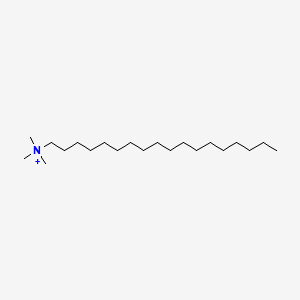 molecular formula C21H46N+ B1193908 Stearyltrimethylammonium CAS No. 15461-40-2