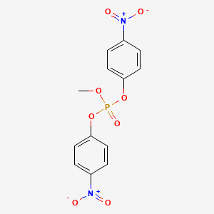 molecular formula C13H11N2O8P B1193913 Bis(4-nitrophenyl)methyl phosphate CAS No. 799-87-1
