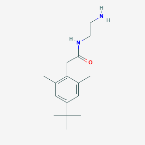 B119394 N-(2-Aminoethyl)-4-tert-butyl-2,6-xylylacetamide CAS No. 94266-17-8