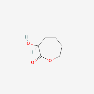 molecular formula C6H10O3 B1193940 3-Hydroxyoxepan-2-one CAS No. 80816-54-2