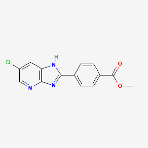 Methyl 4-(6-chloro-3H-imidazo[4,5-b]pyridin-2-yl)benzoate