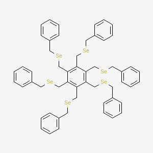 Hexakis(benzylselenomethyl)benzene