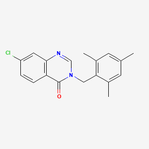 7-Chloro-3-(mesitylmethyl)-4(3H)-quinazolinone