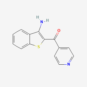 (3-Amino-1-benzothien-2-YL)(4-pyridinyl)methanone