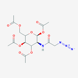 [(3R,5S,6S)-3,4,6-triacetyloxy-5-[(2-azidoacetyl)amino]oxan-2-yl]methyl acetate