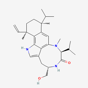 molecular formula C28H41N3O2 B1193961 Teleocidin B-1 CAS No. 95044-71-6