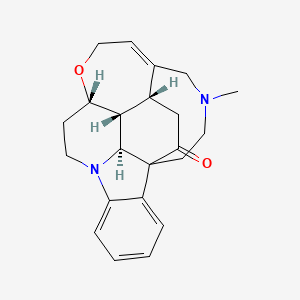 B1193964 (10S,22R,23R,24S)-4-Methyl-9-oxa-4,13-diazahexacyclo[11.6.5.01,24.06,22.010,23.014,19]tetracosa-6,14,16,18-tetraen-20-one CAS No. 30864-63-2