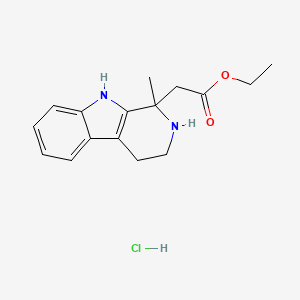 B1193973 Carbonylmethyltetrahydro-beta-carboline CAS No. 75847-64-2
