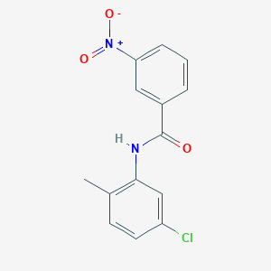 molecular formula C14H11ClN2O3 B11939762 N-(5-chloro-2-methylphenyl)-3-nitrobenzamide 