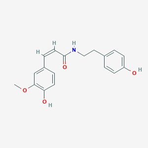 molecular formula C18H19NO4 B119398 顺式-阿魏酸酪胺 CAS No. 80510-09-4