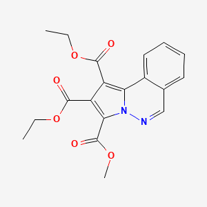 molecular formula C19H18N2O6 B11939804 1,2-Diethyl 3-methyl pyrrolo(2,1-A)phthalazine-1,2,3-tricarboxylate CAS No. 853318-92-0