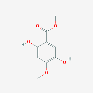 molecular formula C9H10O5 B11939823 Methyl 2,5-dihydroxy-4-methoxybenzoate CAS No. 13618-45-6