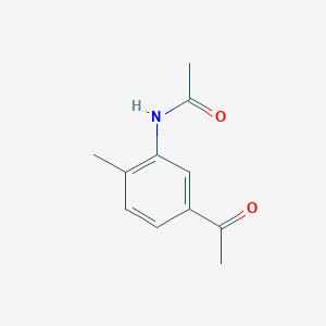 molecular formula C11H13NO2 B11939848 N-(5-acetyl-2-methylphenyl)acetamide CAS No. 54766-66-4