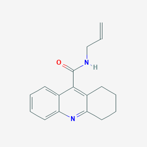 molecular formula C17H18N2O B11939889 N-allyl-1,2,3,4-tetrahydro-9-acridinecarboxamide CAS No. 345208-39-1