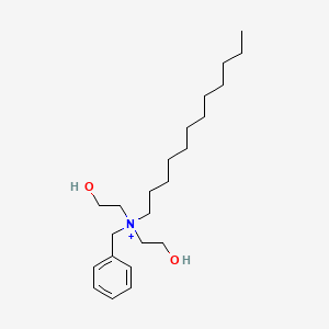 molecular formula C23H42NO2+ B1193998 Benzoxonium CAS No. 23884-64-2