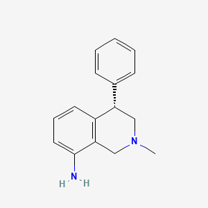 molecular formula C16H18N2 B1194008 (-)-诺米芬新 CAS No. 89664-18-6