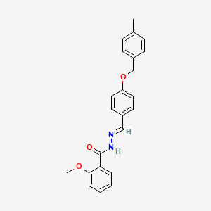 2-Methoxy-N'-(4-((4-methylbenzyl)oxy)benzylidene)benzohydrazide