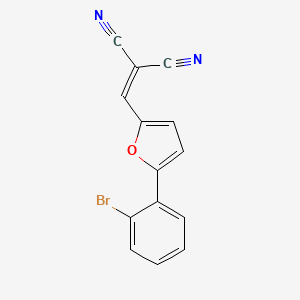 2-((5-(2-Bromophenyl)furan-2-yl)methylene)malononitrile