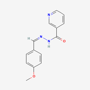 Nicotinic (4-methoxybenzylidene)hydrazide