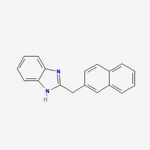 molecular formula C18H14N2 B1194042 2-(2-Naphthylmethyl)benzimidazole CAS No. 82326-40-7
