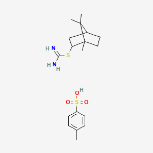 4-Methylbenzenesulfonic acid;(1,7,7-trimethyl-2-bicyclo[2.2.1]heptanyl) carbamimidothioate