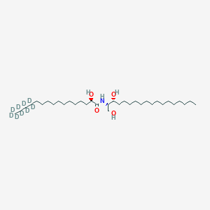 (2R)-13,13,14,14,15,15,16,16,16-nonadeuterio-N-[(2S,3R)-1,3-dihydroxyoctadecan-2-yl]-2-hydroxyhexadecanamide