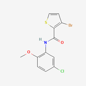 3-Bromo-N-(5-chloro-2-methoxyphenyl)-2-thiophenecarboxamide