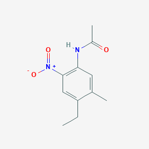 N-(4-ethyl-5-methyl-2-nitrophenyl)acetamide