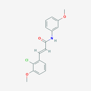 3-(2-Chloro-3-methoxyphenyl)-N-(3-methoxyphenyl)-2-propenamide