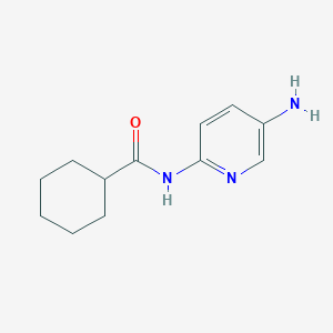 N-(5-aminopyridin-2-yl)cyclohexanecarboxamide