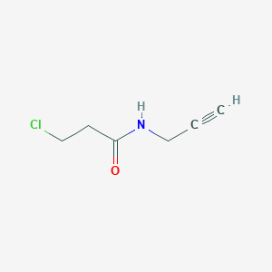 3-Chloro-N-(2-propyn-1-YL)propionamide