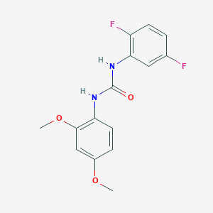 molecular formula C15H14F2N2O3 B11940557 1-(2,5-Difluorophenyl)-3-(2,4-dimethoxyphenyl)urea 