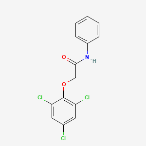 molecular formula C14H10Cl3NO2 B11940592 N-phenyl-2-(2,4,6-trichlorophenoxy)acetamide CAS No. 626239-01-8