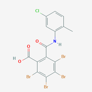 5'-Chloro-2'-methyl-3,4,5,6-tetrabromophthalanilic acid