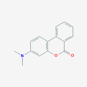 molecular formula C15H13NO2 B11940713 3-(Dimethylamino)-6h-benzo[c]chromen-6-one CAS No. 56825-75-3