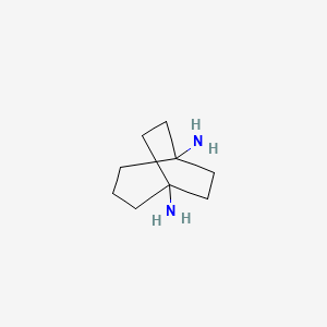 molecular formula C9H18N2 B11940771 Bicyclo[3.2.2]nonane-1,5-diamine 