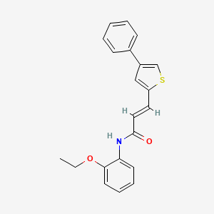 molecular formula C21H19NO2S B11940793 N-(2-Ethoxyphenyl)-3-(4-phenyl-2-thienyl)-2-propenamide CAS No. 853348-01-3