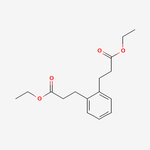 molecular formula C16H22O4 B11940806 1,2-Benzenedipropionic acid diethyl ester 