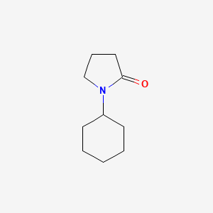 molecular formula C10H17NO B1194110 N-环己基-2-吡咯烷酮 CAS No. 6837-24-7