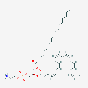 molecular formula C45H78NO8P B11941426 2-azaniumylethyl (2R)-2-[(4Z,7Z,10Z,13Z,16Z,19Z)-docosa-4,7,10,13,16,19-hexaenoyloxy]-3-(stearoyloxy)propyl phosphate 