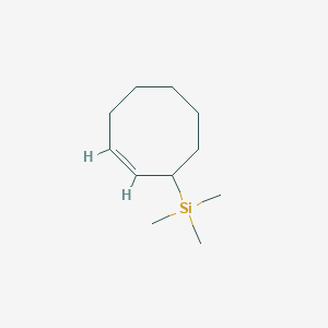 2-Cycloocten-1-YL(trimethyl)silane